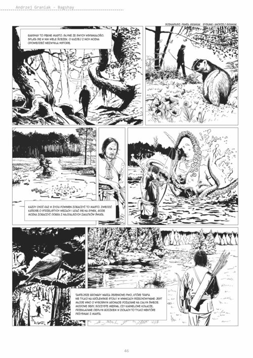 Bagshay — strona komiksu Andrzeja Graniaka
